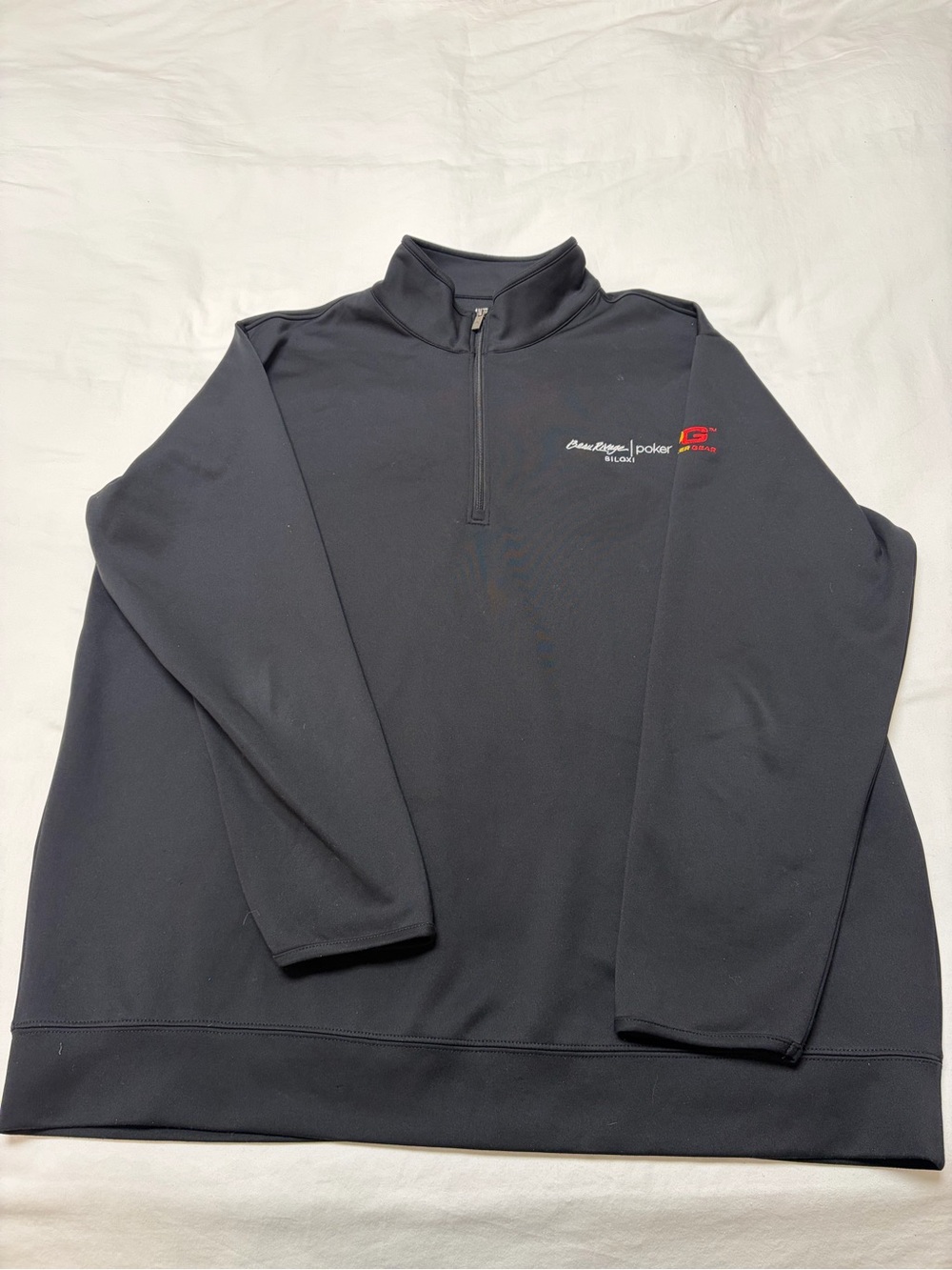 Antigua Black Jacket with White Logo